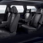 6-way power 2nd row Captain Seats dan Power Sliding & Folding 3rd row seats